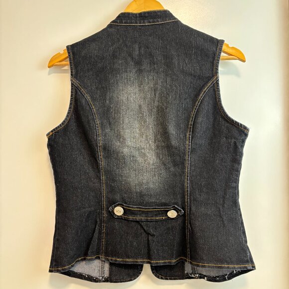 Retro Denim Vest - 2010s - Picture 5 of 15